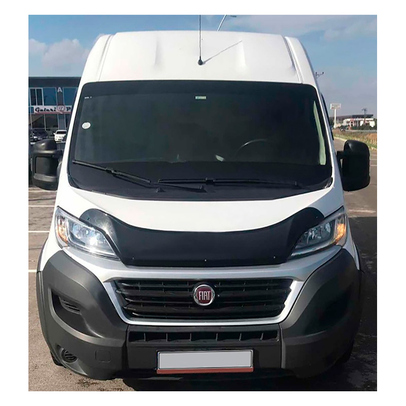 Bonnet Protector  Fiat Ducato 4th Gen. 2014- & Peugeot Boxer 2014- - Gloss black