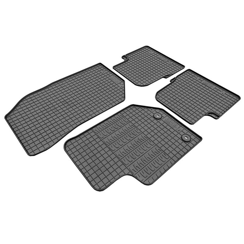 Rubber car mats set  Jeep Avenger (petrol) 2023- (4-pieces + fixing system)