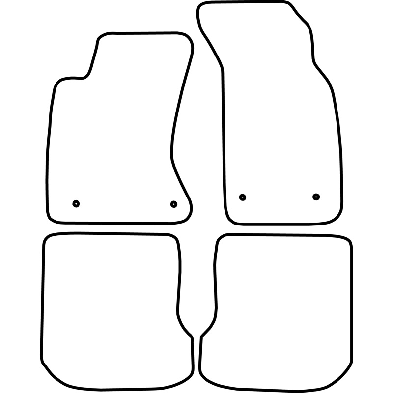 Set car mats  Audi A4 1995-1999