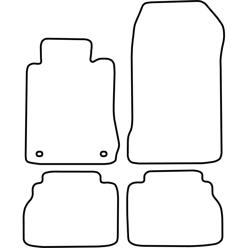 Set car mats  Mercedes E Class W210 1995-2002