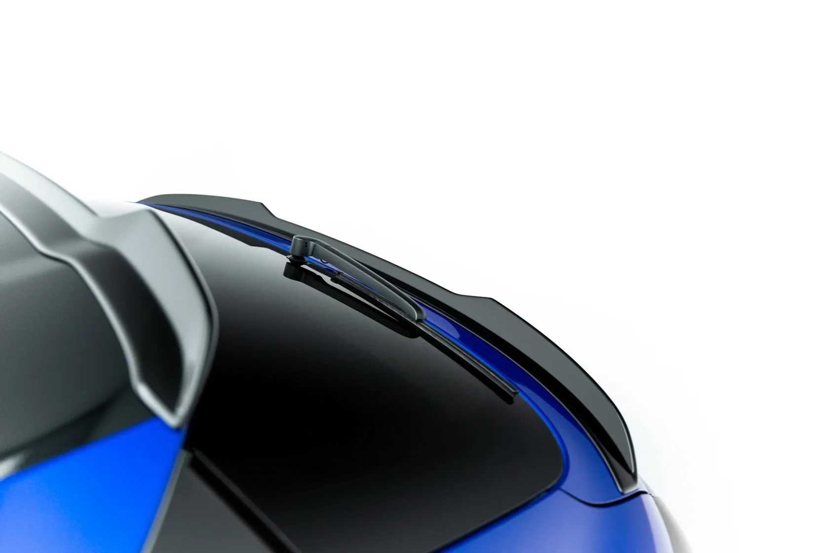 Laag Spoiler passend voor Audi Q5 S-Line Sportback / SUV Mk3 2024 - Maxton Glans Zwart