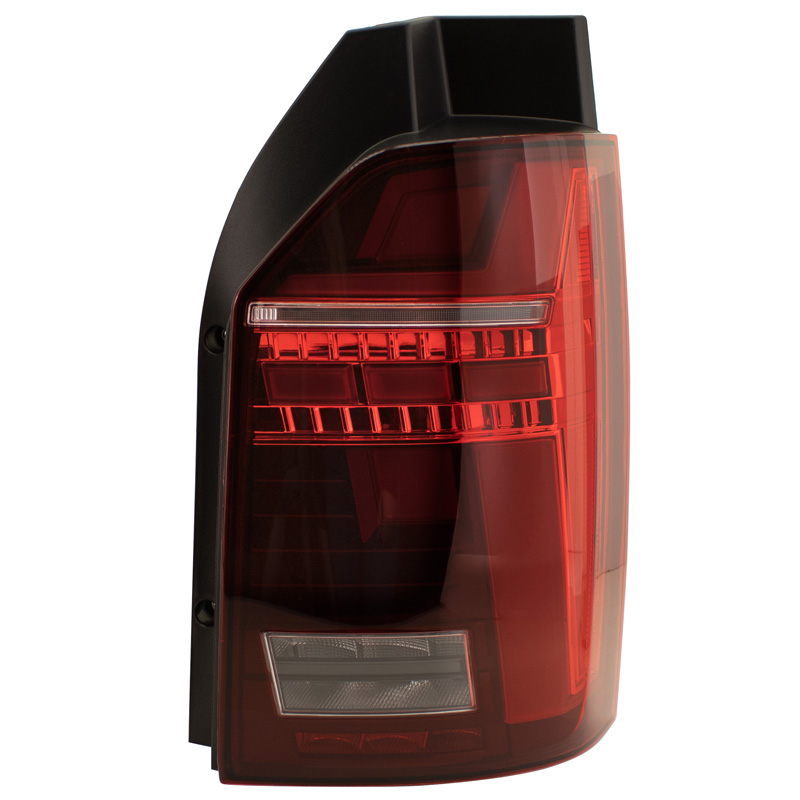 Set LED Tail Lights  Volkswagen Transporter T6 2015-2020 (with hatch) - Red/Smoke - incl. Dynamic Running Light