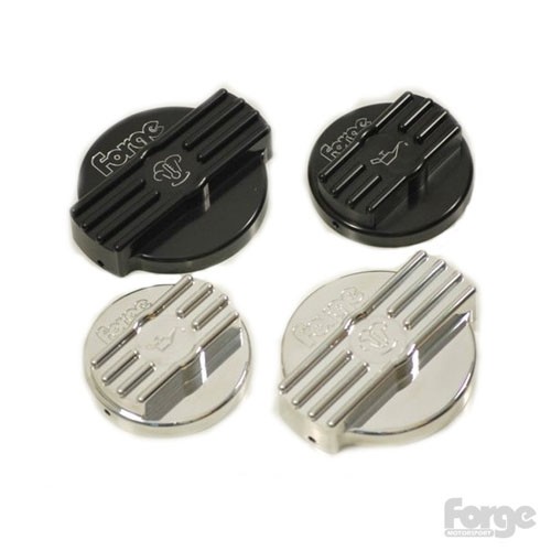 Skoda Octavia 2.0 Petrol Turbo FORGE OIL & WATER CAP COVER SET