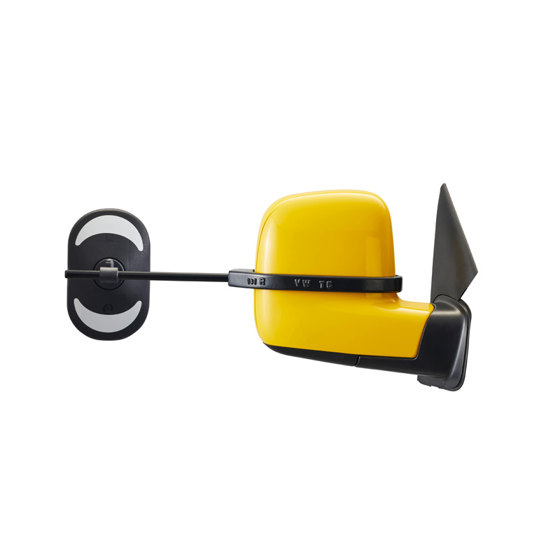 Set Emuk Caravan towing mirrors  Volkswagen Transporter T5 2003-2009 & Caddy 2003-2015 (Asymmetric mirrors)