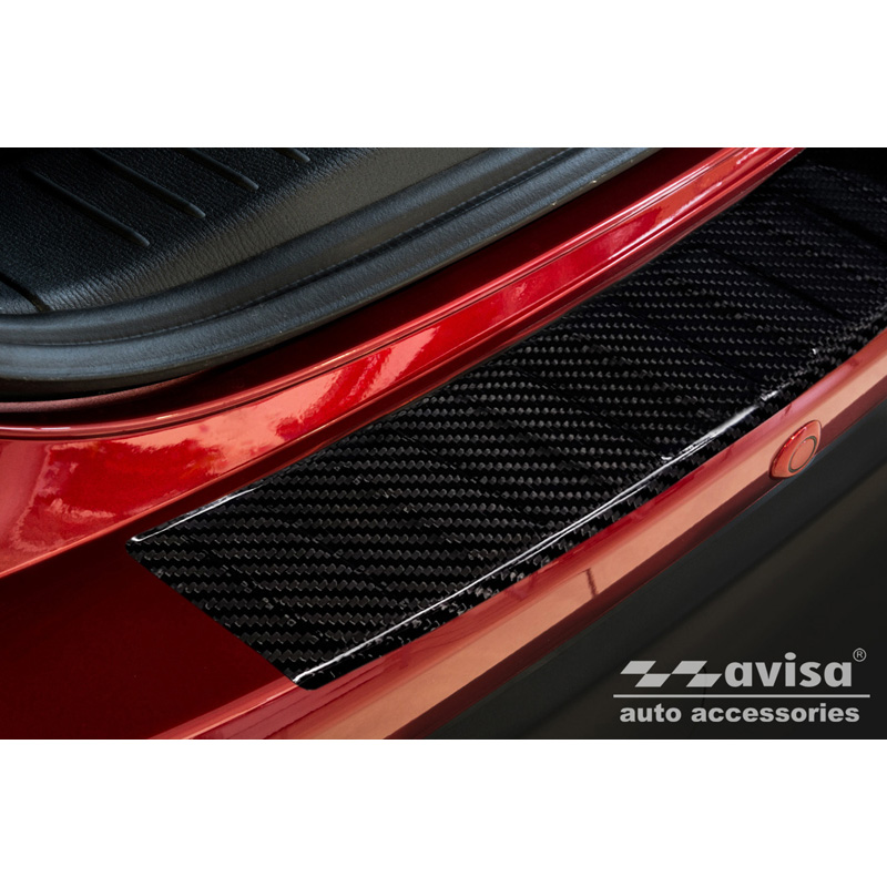 Real 3D Carbon Rear bumper protector  Mazda CX-5 2012-2017 'Ribs'