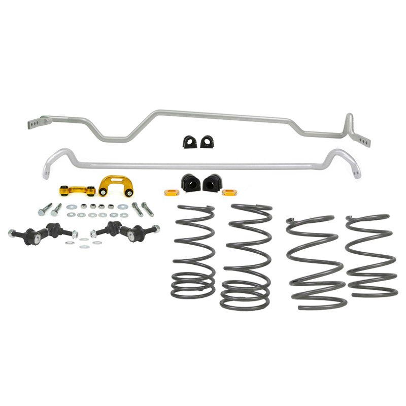 Whiteline Grip Series 1 Stabiliser Bar and Lowering Spring Vehicle Kit  Subaru Impreza Sedan GD 2.0 4WD 2005-