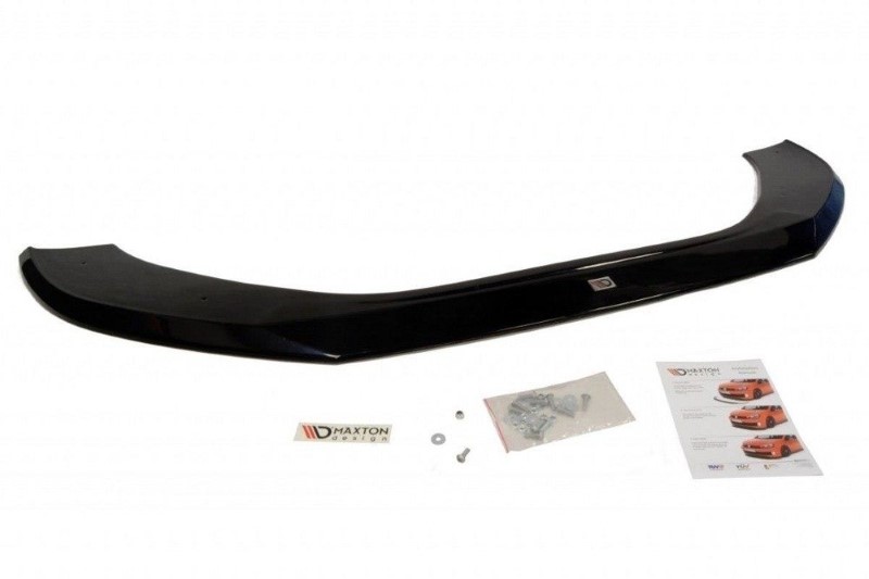Voorspoiler passend voor Audi A6 Ultra C7 FL Glanzend Zwart