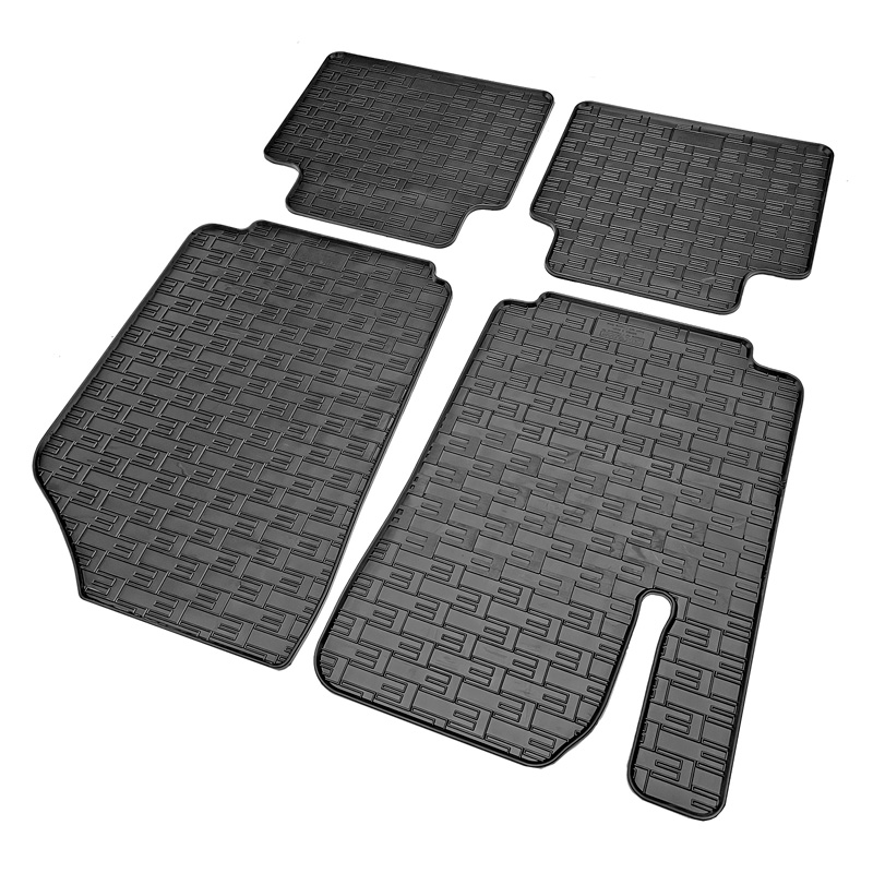 Rubber car mats set  Seres 3 Electric 2021- (4-pieces + fixing system)