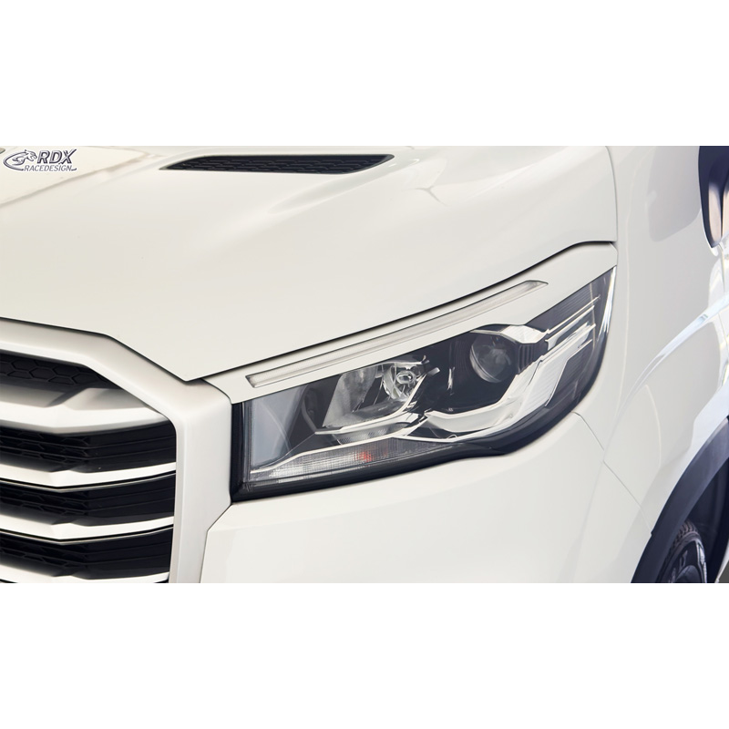RDX Head light spoilers  Maxus (e)Deliver 9 2020- (ABS Gloss White)