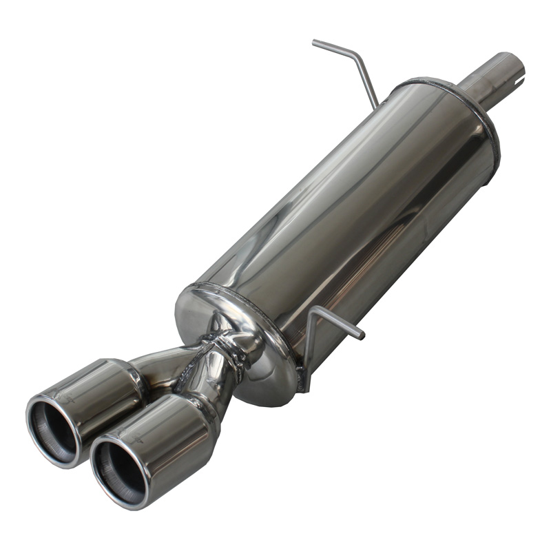 100% Inox Sport Exhaust  Ford Fiesta VII 1.6 (120HP) 9/2008- 2x80mm