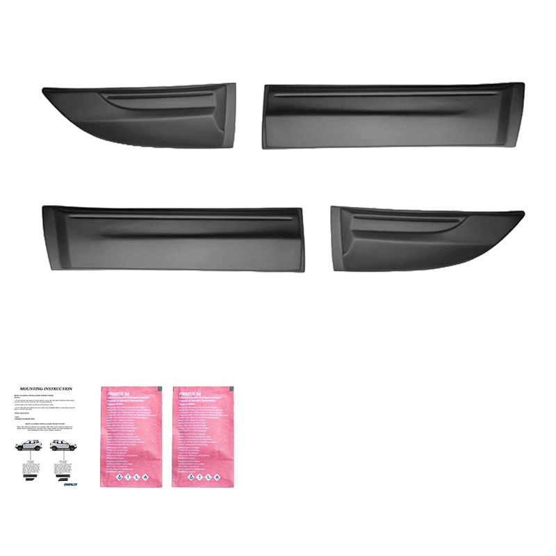 Body Cladding  Mitsubishi L200 Triton 4 2007-2014 - Matt black