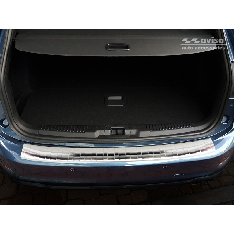 Stainless Steel Rear bumper protector  Ford Focus IV Kombi 2018- 'Ribs'