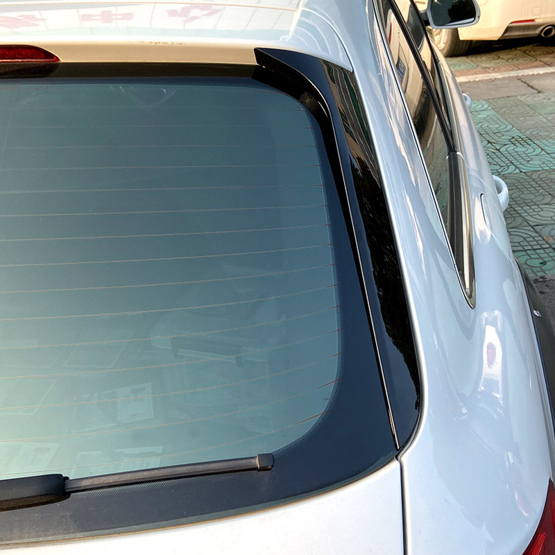 Set rear window side spoilers  Audi A4 (B8) Avant/Allroad 2008-2015 excl. S-Line (ABS Glossy Black)