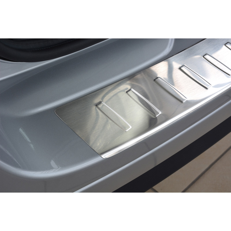 Stainless Steel Rear bumper protector  Dacia Logan MCV 2013- 'Ribs'