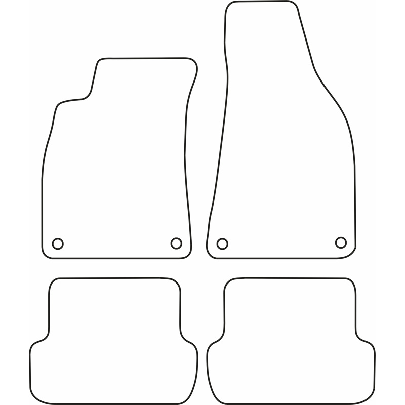 Set car mats  Seat Exeo 2009-