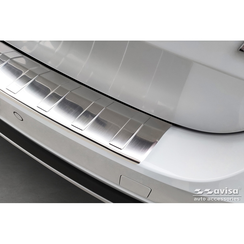 Stainless Steel Rear bumper protector  Skoda Octavia Scout (NX5) 2020- 'Ribs'