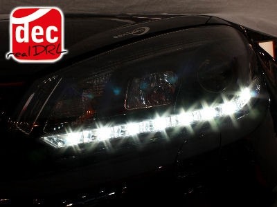 Headlights fits VW Golf VI Devil Eyes Dayline