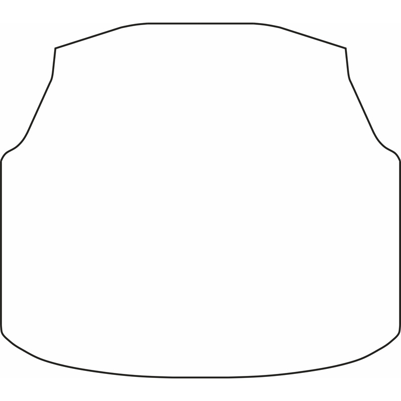 Velour Trunk mat  Mercedes C-Class W204 Sedan 2007-