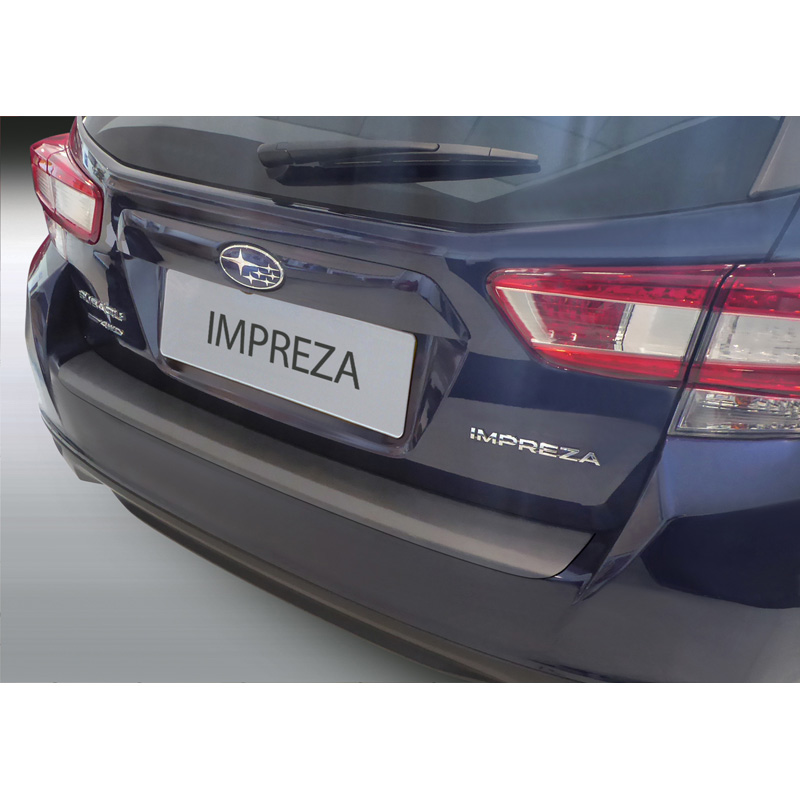 ABS Rear bumper protector  Subaru Impreza 5-doors 2017- Black