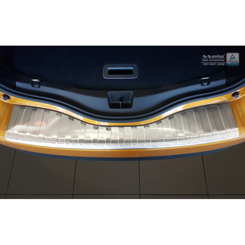 Stainless Steel Rear bumper protector  Renault Scenic IV 2016-2023 'Ribs'