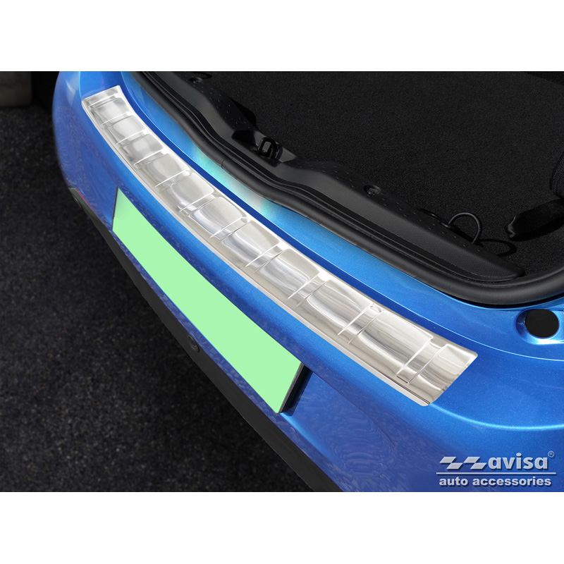 Stainless Steel Rear bumper protector  Smart ForFour (W453) 2014-2020 & FL 2020- incl. EQ 'Ribs'