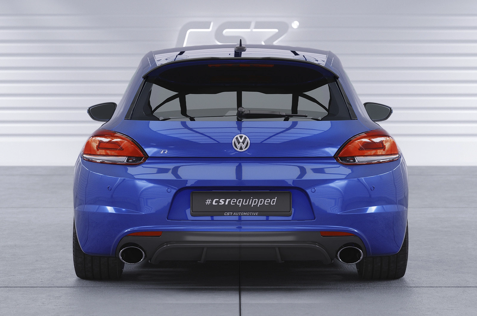 Achterspoiler VW Scirocco III R R-Line glans zwart 2008–03/2014 van CSR Automotive