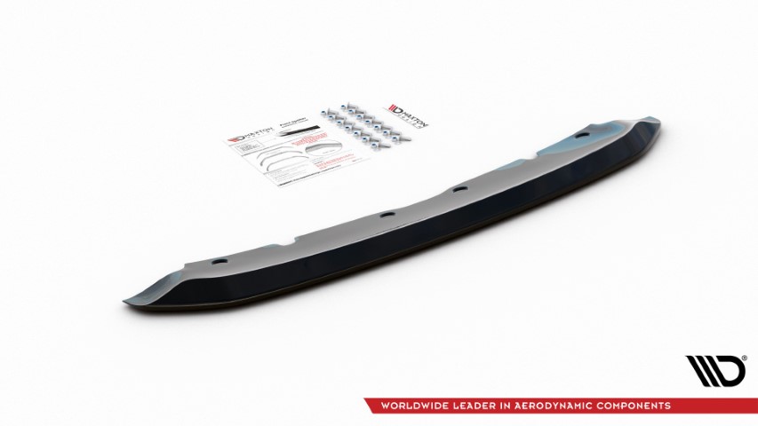 Voorspoiler passend voor BMW 1 Serie F40 M-Pack/ M135i Glans Zwart V2