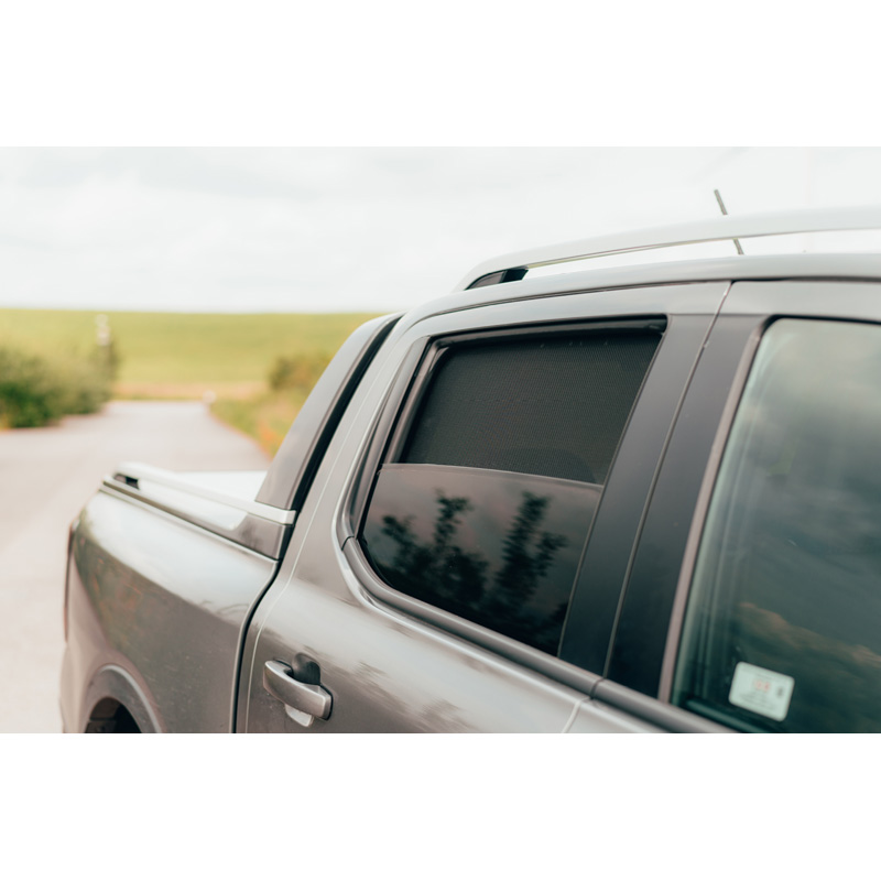Set Car Shades (rear side doors)  Ford Ranger 4 doors 2023- (2-pieces)