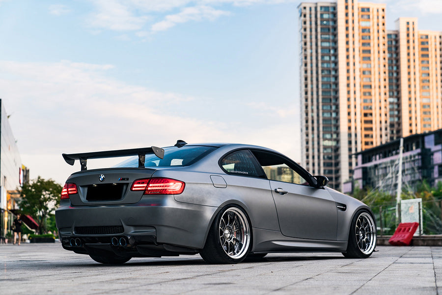 Achterklep Spoiler passend voor BMW M3 E92/E93 & BMW 1M E82 E88 RZ Style Carbon Fiber