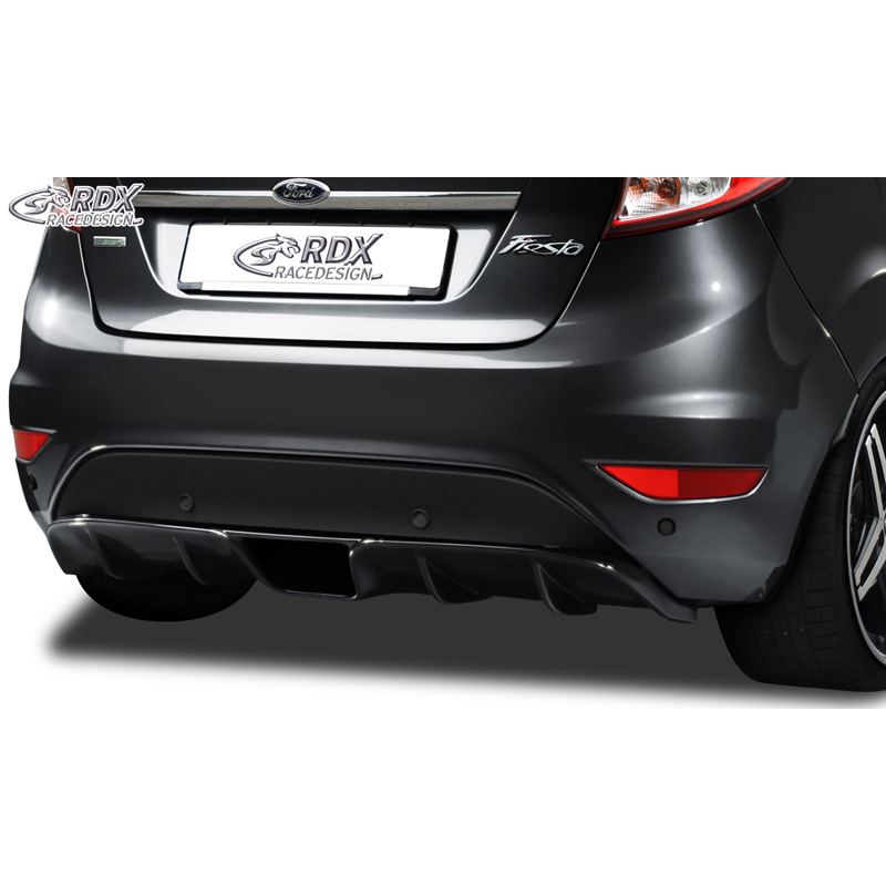 Rear bumper skirt 'Diffuser'  Ford Fiesta VII 2008-2012 & 2012- (PUR)