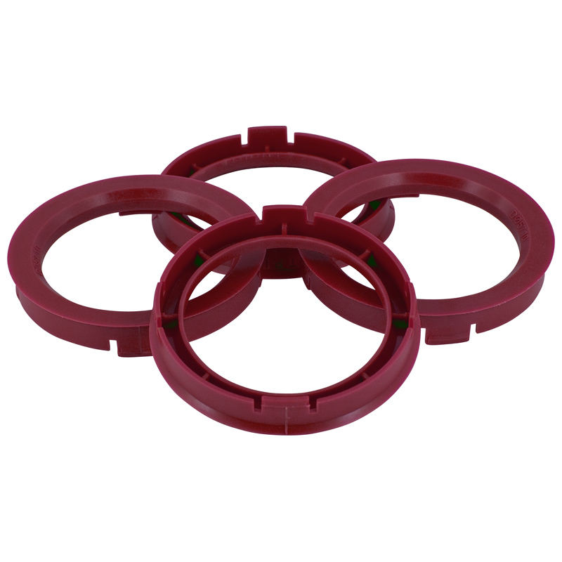 Set TPI Hub Centric Rings - 63.3->56.1mm - Ruby Red