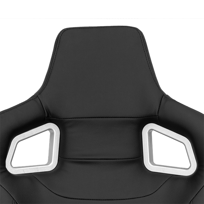 Sport seat 'RS6-II' - Matt-Black Synthetic leather - Dual-side reclinable back-rest - incl. slides