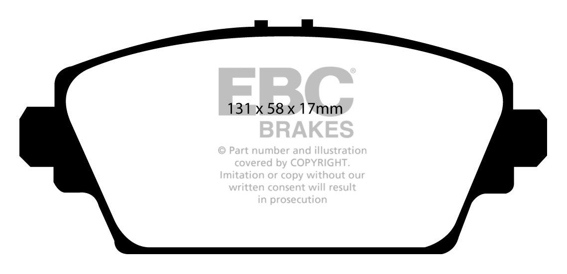 EBC Brakes HONDA Accord 1.8 (CG) 98-2003 Remblokken voorzijde