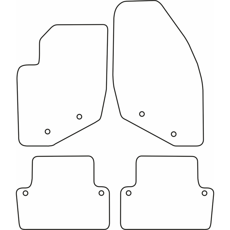 Set car mats  Volvo S70/V70/XC70 2001-2008