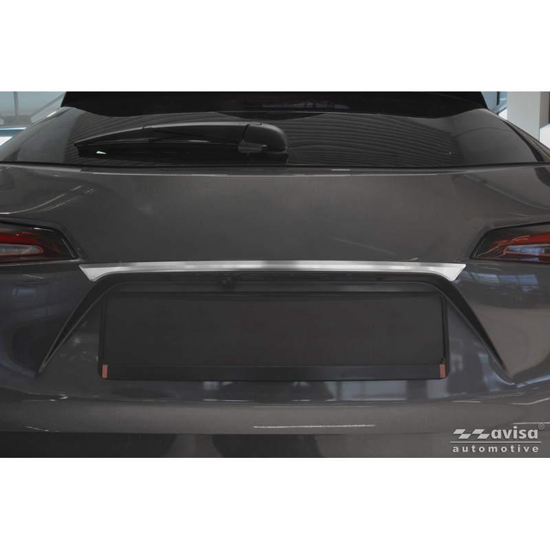 Avisa Brushed Stainless Steel Trunk Tailgate Trim Cover  Toyota Corolla Touring Sports (E21) 2019-