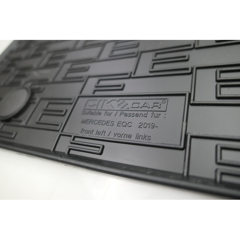 Rubber car mats set  Mercedes EQC (N293) 2019- (4-pieces + fixing system)