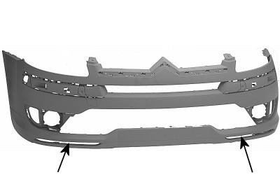 voorbumper, Sport, in primer,-09/2008 Citroen C4, 2004-2012