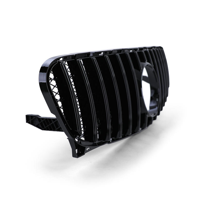 Grill passend voor Mercedes GLA X156 13-16 Glanzend Zwart