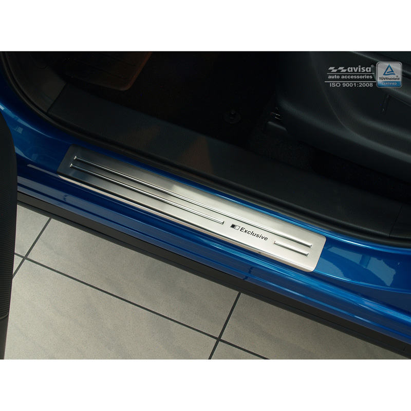 Inox door sill protectors  Mazda CX-5 I 2012-2017 - 'Exclusive' - 4-pieces