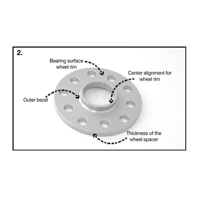 H&R DR-System Wheel spacer set 14mm per axle - Bolt pattern 5x114,3 - Hub 66,0mm - Bolt size M12x1,5 -  Dacia