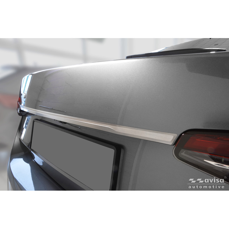 Avisa Brushed Stainless Steel Trunk Tailgate Trim Cover  Skoda Superb IV Liftback (NZ3) 2024-