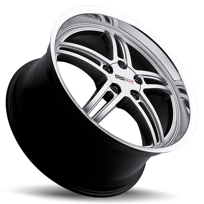 Velgen Cray Scorpion 20x9 5x120,65 ET50 Zilver + Machined Rand