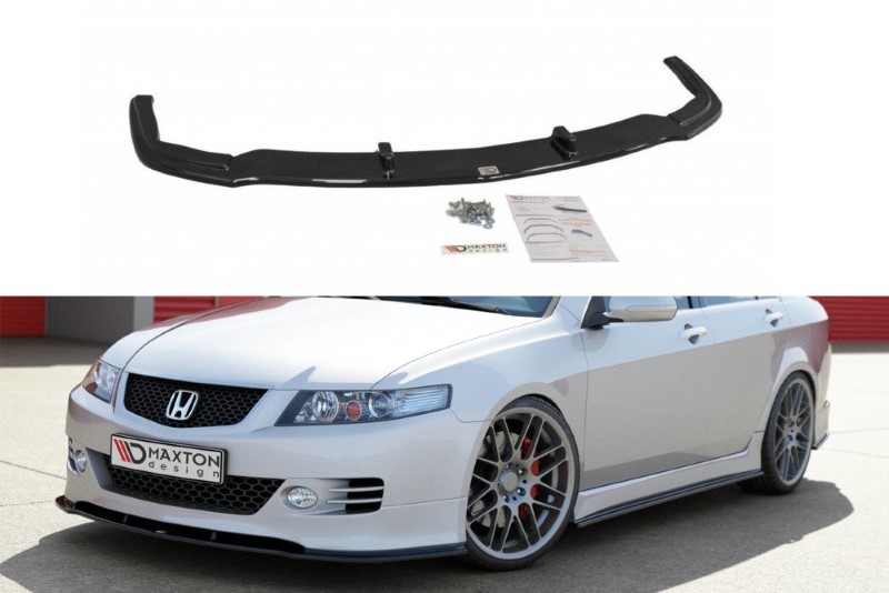 Voorspoiler Honda Accord VII Type-s Glanzend Zwart