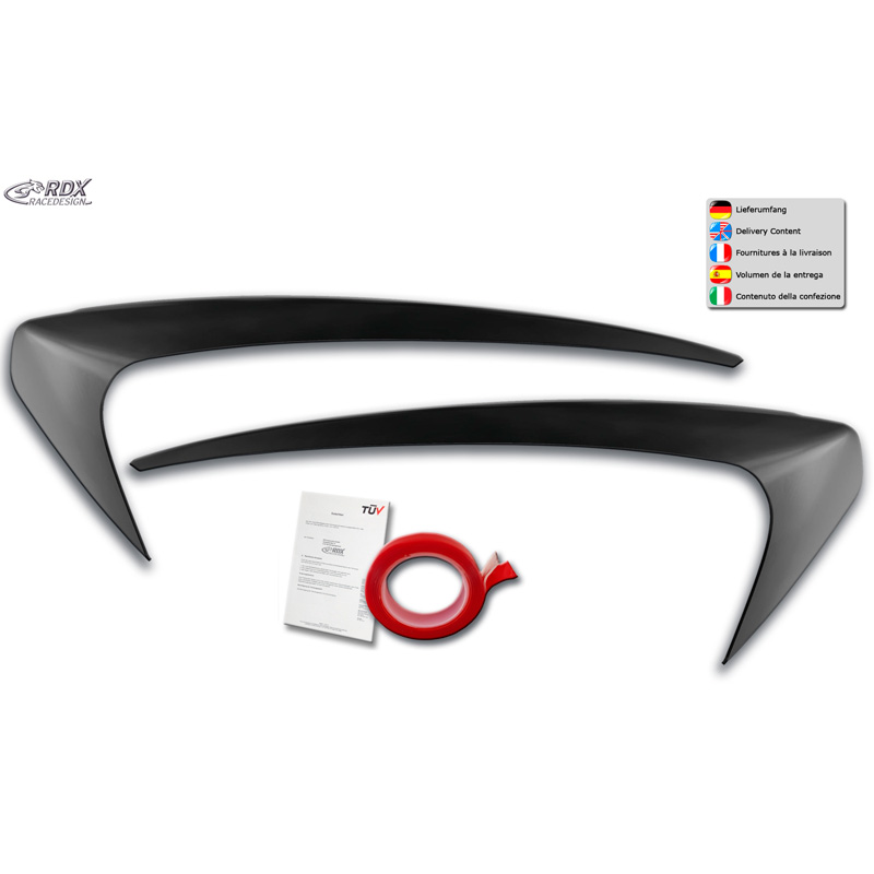 Head light spoilers  Seat Mii 2011- (ABS)