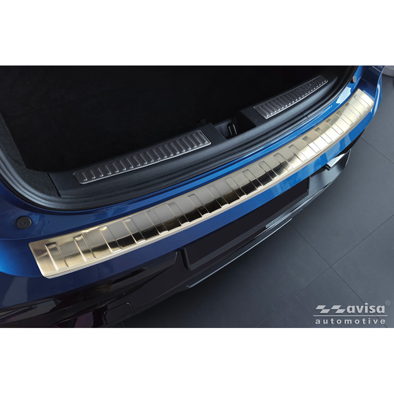 Stainless Steel Rear bumper protector  Renault Rafale 2023- 'Ribs'