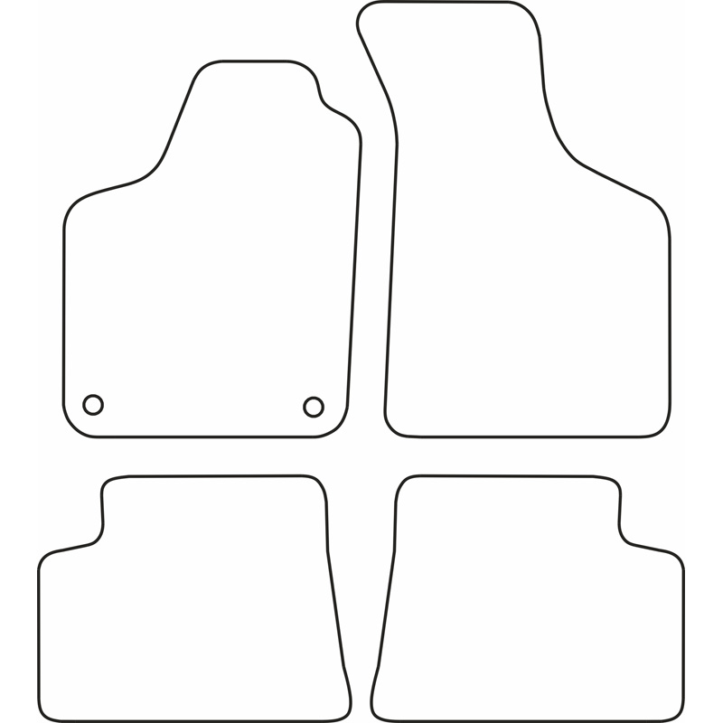 Set car mats  Renault Twingo 1993-2007