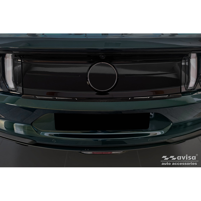Real 3D Carbon Rear bumper protector  Ford Mustang VI Coupé 2015-2017 & FL 2017- incl. GT 'Ribs'