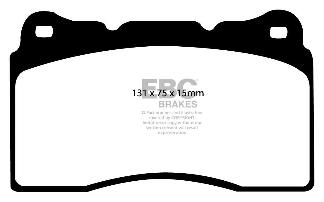 EBC Brakes FORD GT 5.4 Supercharged 2004-2006 Remblokken achterz