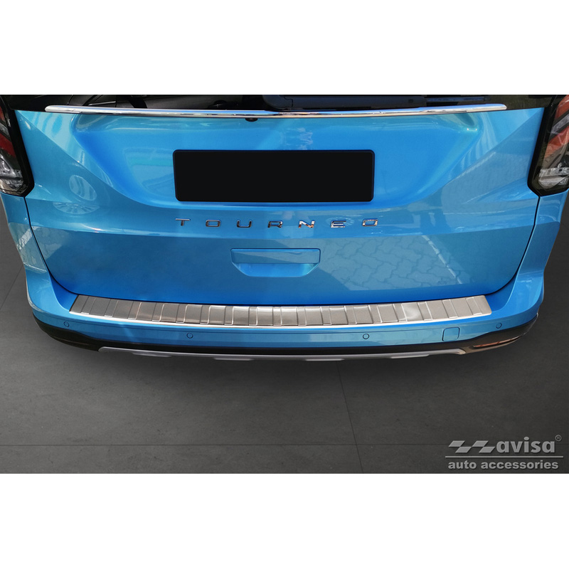 Stainless Steel Rear Bumper Protector  Ford Tourneo Connect III 2022- 'Ribs'