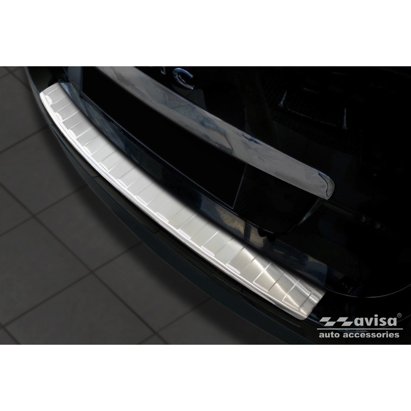 Stainless Steel Rear bumper protector  Renault Grand Scenic 2009-2013 & FL 2013-2016 'Ribs'